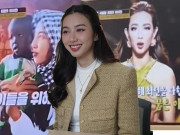 Làm đẹp - Hoa hậu Thuỳ Tiên xuất hiện trên Đài truyền hình Hàn Quốc, nhan sắc Việt tầm cỡ thế này