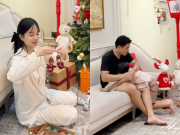 Yêu con - Hot girl Ly Kute khoe khoảnh khắc chồng mới cưới cùng quý tử, nhìn là biết ngay mối quan hệ bố dượng con riêng