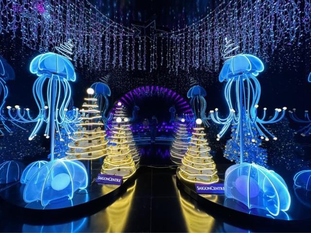 Phong cách độc lạ này không chỉ mang lại trải nghiệm độc đáo mà còn tạo nên không khí Giáng sinh phấn khích.