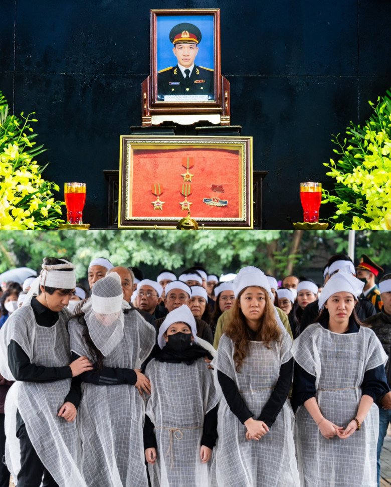 Khung cảnh tang lễ của nhạc sĩ Xuân Phương.