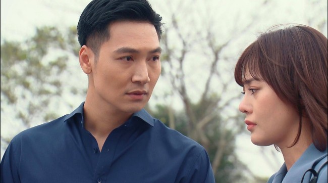 Cảnh hôn trong Hương Vị Tình Thân tập 59.