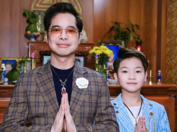 Sự thật về việc con trai Ngọc Sơn lộ diện dịp khánh thành nhà từ đường ở quê