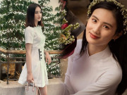 Thời trang - Hoa hậu Ý Nhi ăn mặc giản dị đi học ở Úc, vẫn giữ món đồ cũ khi còn ở Việt Nam