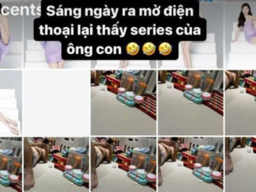 Bảo Thy vô tình để lộ ảnh ở nhà chăm con của chồng Hà Tĩnh U50 trong điện thoại