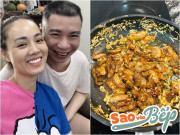 Bếp Eva - Vợ trẻ NSND Công Lý khoe chảo thịt đơn sơ, thiếu gia vị nhưng nhiều người vẫn khen ngợi