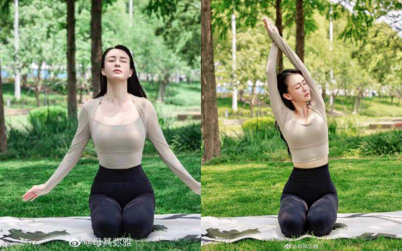 Việc tập luyện yoga mỗi ngày đồng thời còn là bí quyết giúp người đẹp lão hóa ngược từ bên trong, cải thiện sự dẻo dai của cơ thể.
