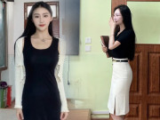 Thời trang - Cô giáo mặc váy body tôn đường cong khi lên lớp, bao người tranh luận: "Có phù hợp không?"