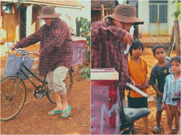 Vừa đổi đời, thằng Cò Đất Phương Nam lại bị dân mạng vào mắng vì phát kem cho trẻ em