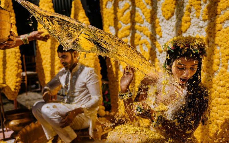 Ảnh đám cưới của nhiếp ảnh gia Arjun Kamath (Ấn Độ).
