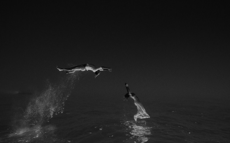 Bức ảnh đen trắng chụp một cặp đôi đang lặn tại Quần đảo Cook của nhiếp ảnh gia Julian Zeman (New Zealand) đã giành chiến thắng ở hạng mục Đính hôn. 
