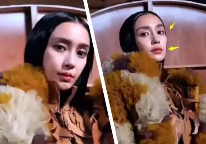 Angelababy gầy hốc hác ngày tái xuất.