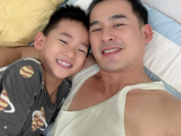 Lương Thế Thành đăng ảnh con trai kèm dòng trạng thái gà trống nuôi con, Thuý Diễm bình luận đòi trả tiền