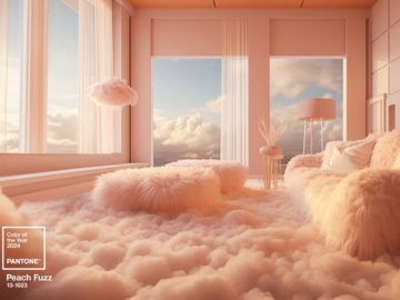 Pantone công bố màu năm 2024 - Peach Fuzz: Biểu trưng của lòng trắc ẩn và sự gắn kết