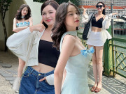 Thời trang - Chân dung cặp chị em 10X có đôi chân "đẹp nhất Việt Nam", hễ mặc váy ngắn là được "xin vía"