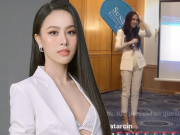 Thời trang - Á hậu Ngọc Hằng "bắn" tiếng Anh như gió nhưng lơ là chuyện trang phục, fans ở nhà "la ó"