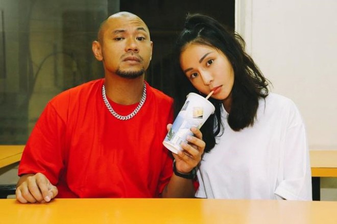 Kim Cương và Lương Vân Phỉ khi còn bên nhau. 