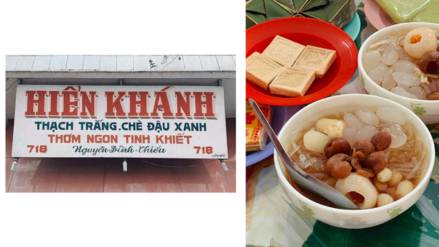 Đặc trưng của quán là món Chè thập cẩm thạch nhãn - thứ làm nên linh hồn của quán chè này.