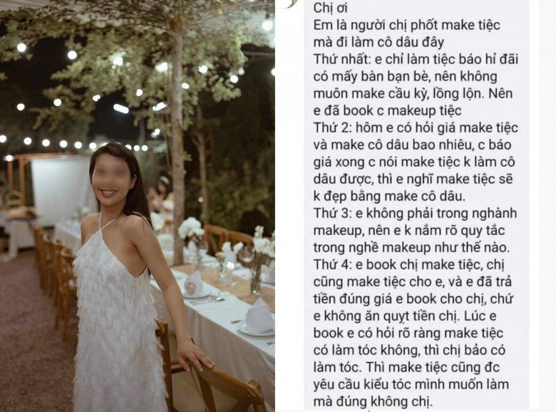 Phía bên cô dâu bị thả phẫn nộ ở hầu hết những tấm ảnh đăng facebook cũng đã lên tiếng.