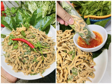 Nem thính chay giòn ngon, thơm nức lại dễ làm cho ngày đầu tháng