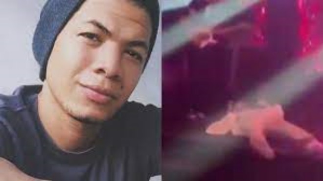 Pedro Henrique đang trình diễn bất ngờ ngã trên sân khấu và qua đời.