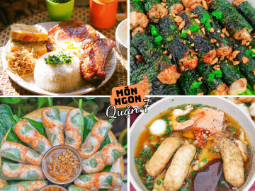 Ẩm thực Quận 7 ngon hết sảy, giá thì phải chăng, khách kéo đến đông cả ngày lẫn đêm