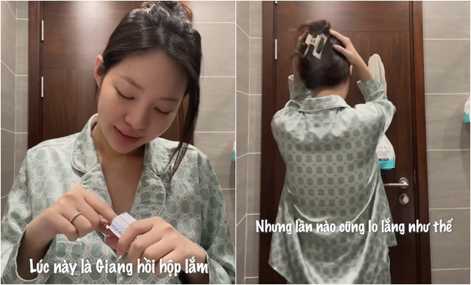 Nữ MC hồi hộp, lo lắng...