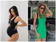 Bà bầu - Bà mẹ lấy lại vòng eo con kiến, thân hình quyến rũ sau khi sinh 3 con với cầu thủ nổi tiếng