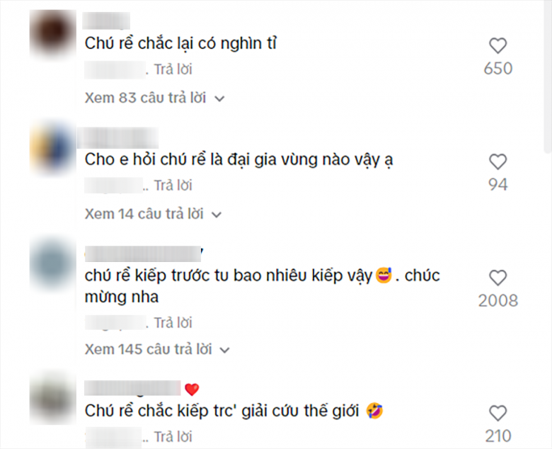 Thú vị hơn cả chính là dân tình đã khẳng định, chú rể phải giàu có lắm mới có thể rước được cô dâu xinh đến như vậy về làm vợ.