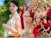 Thời trang - Sam cận ngày lâm bồn vẫn mặc đẹp không thua chị kém em, đeo túi tiền tỷ kiểu "mời trộm xơi"