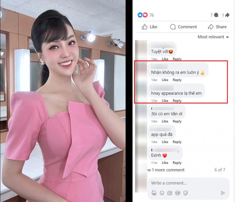 Không khó để tìm ra những bình luận cho rằng, nhan sắc của mỹ nhân Đài truyền hình Việt Nam khác lạ.