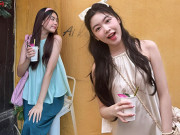 Thời trang - Ngắm 2 con gái nhà MC Quyền Linh "lên đồ" đi chơi Hội An, diện yếm lụa đào đẹp thổn thức