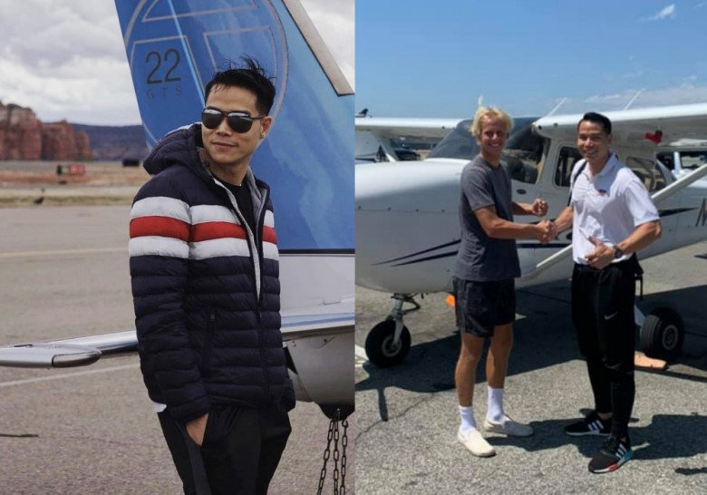 Để thực hiện giấc mơ làm phi công, Tiến Đoàn đã phải trầy trật trên đất Mỹ.