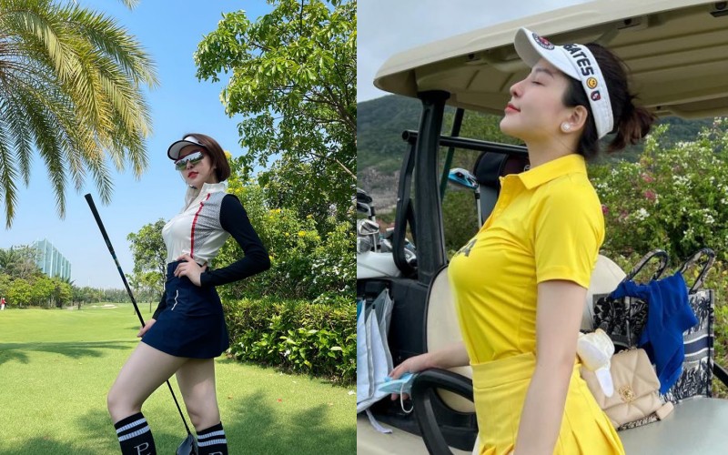 Song gần đây, số lần ra sân đánh golf của hotgirl đã không còn nhiều như trước.
