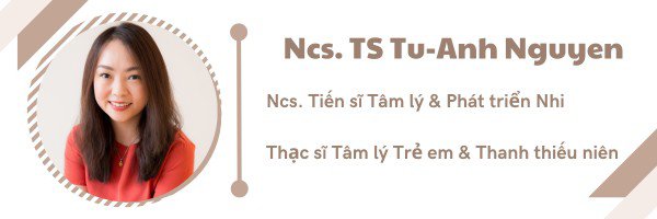 Nghiên cứu sinh, Tiến sĩ Tâm lý Nhi Nguyễn Thị Tú Anh.