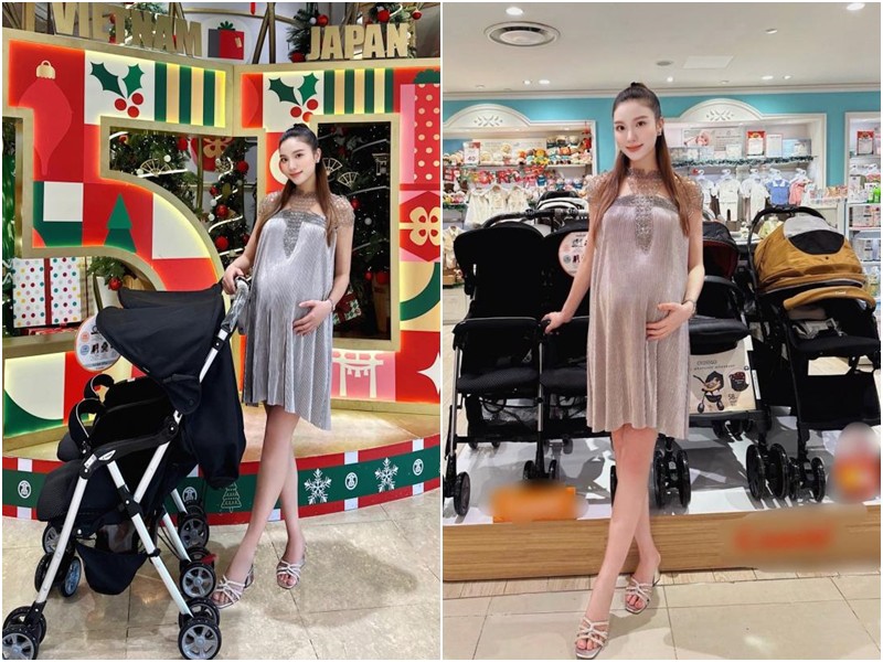 Trên trang Facebook, Hạnh Sino đã đăng tải loạt ảnh xinh đẹp ở những tháng cuối thai kỳ. Có thể thấy, ở thời điểm hiện tại, cô vẫn vô cùng xinh đẹp và rạng rỡ. Đặc biệt, nữ ca sĩ cũng gây chú ý khi vẫn mang guốc khá cao khi ra đường.

