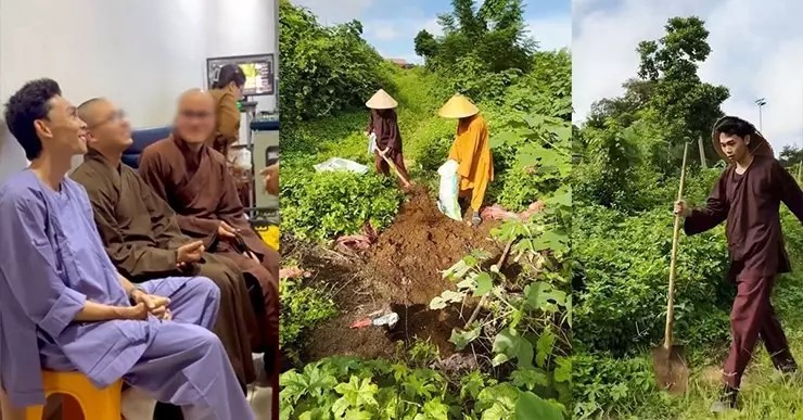 Hồng Thanh vướng nghi vấn đi tu vì thất tình.