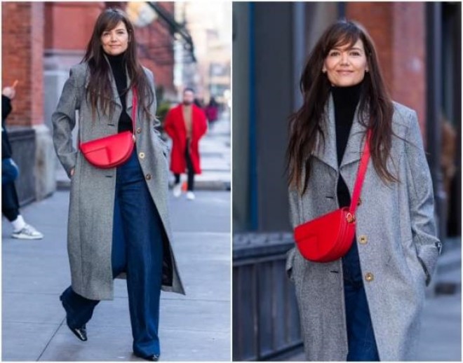 Katie Holmes trẻ trung, thời trang và sang trọng khi xuống phố.