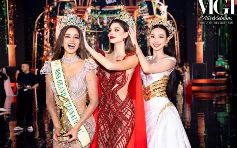 Tối 25/10, chung kết Miss Grand International 2023 (Hoa hậu Hoà bình quốc tế) chính thức được diễn ra tại Tp.HCM, Việt Nam.
