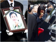 Giải trí - Đám tang Lee Sun Kyun: Đạo diễn Ký Sinh Trùng khiêng quan tài, con trai bê di ảnh, vợ suy sụp khóc nghẹn ngào