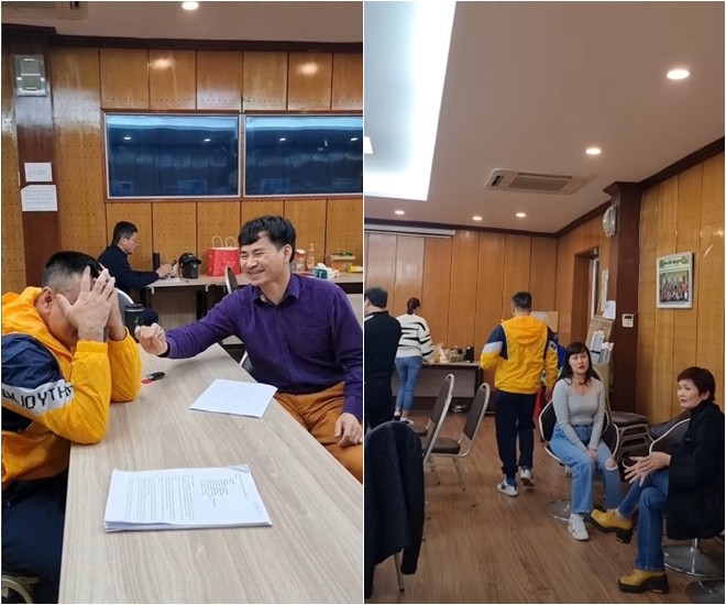 Trong hậu trường có sự xuất hiện của Chí Trung, Vân Dung...