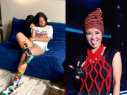 Thời trang - Hồng Nhung "cưa sừng làm nghé" tại công 4 Chị đẹp đạp gió, phong cách hệt con gái lai Tây