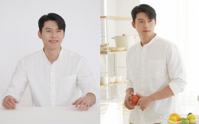 Hyun Bin luôn lặng lẽ bù đắp cho vợ sau khi hoàn tất công việc.