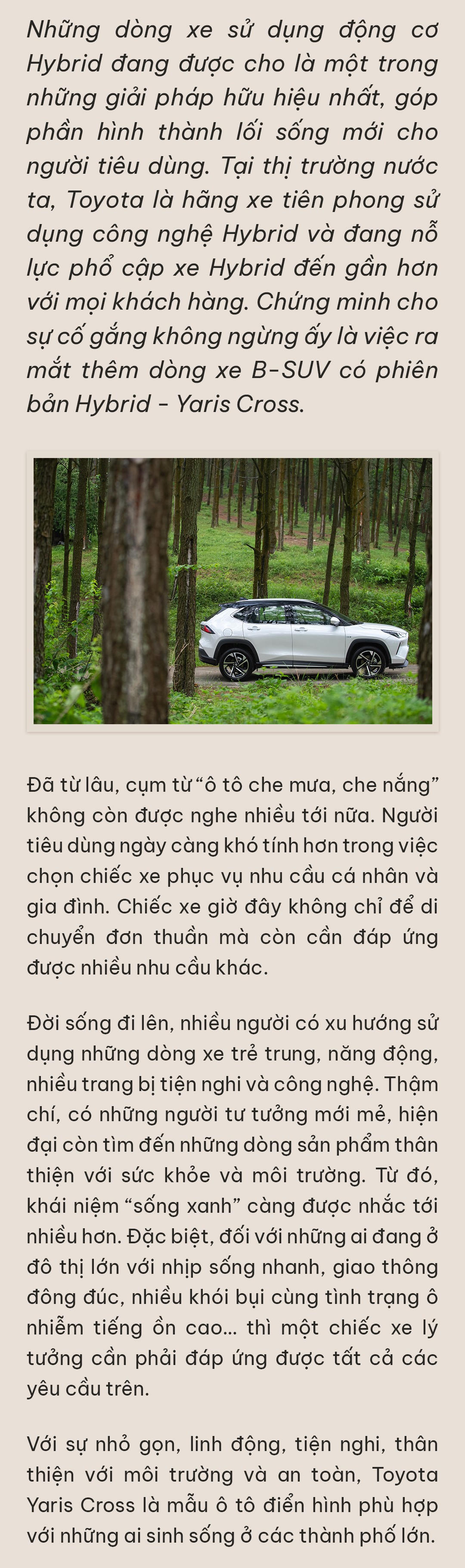 Toyota Yaris Cross - Chiếc xe mang đến làn gió mới cho cuộc sống đô thị hiện đại - 4