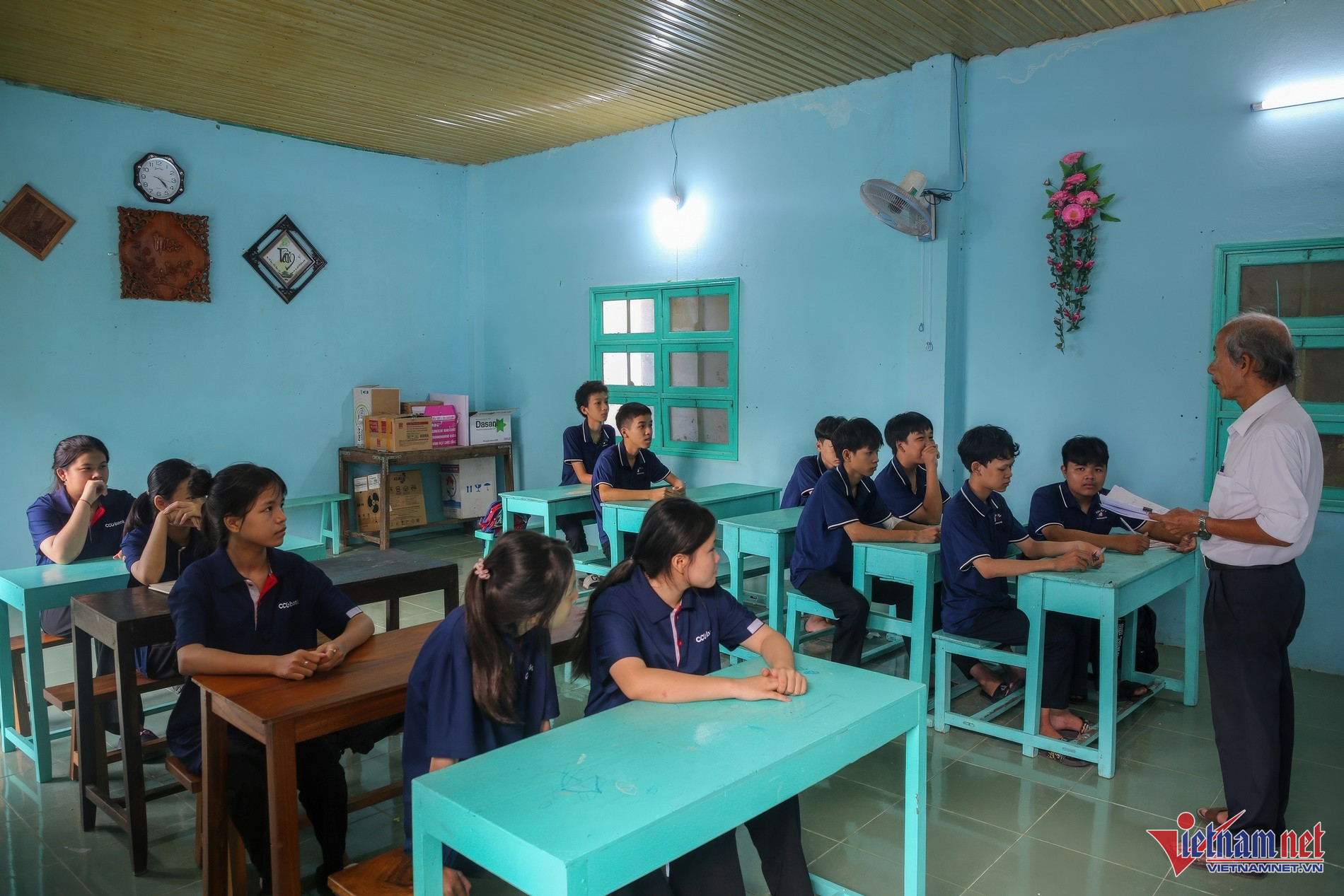 Lớp học miễn phí đã duy trì 2 năm nay.