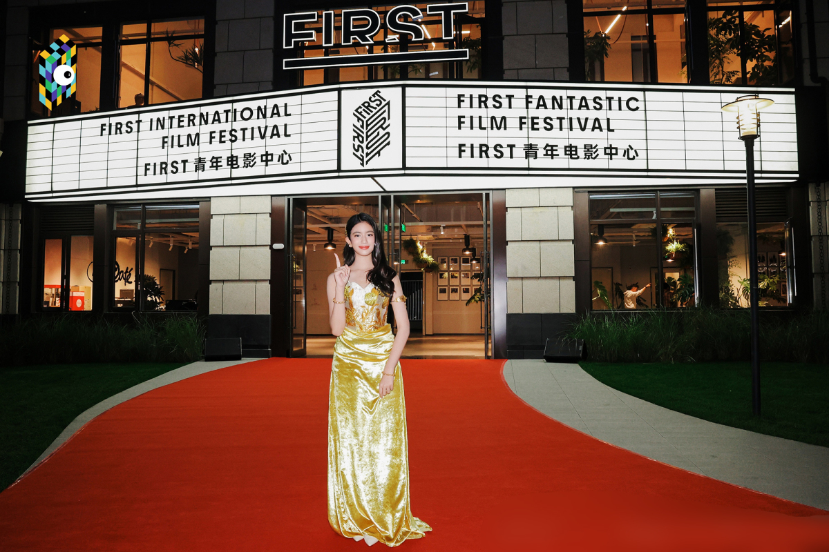 Norodom Jenna tại FIRST International Film Festival 2024 - liên hoan phim tập trung tác phẩm của nghệ sĩ trẻ do Trung Quốc tổ chức.