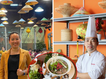 Vợ chồng Việt đưa món phở sang Tây Á, mở 4 nhà hàng, ngày bán mấy trăm suất