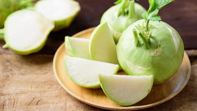 Kohlrabi rất giàu chất dinh dưỡng có lợi cho sức khỏe.