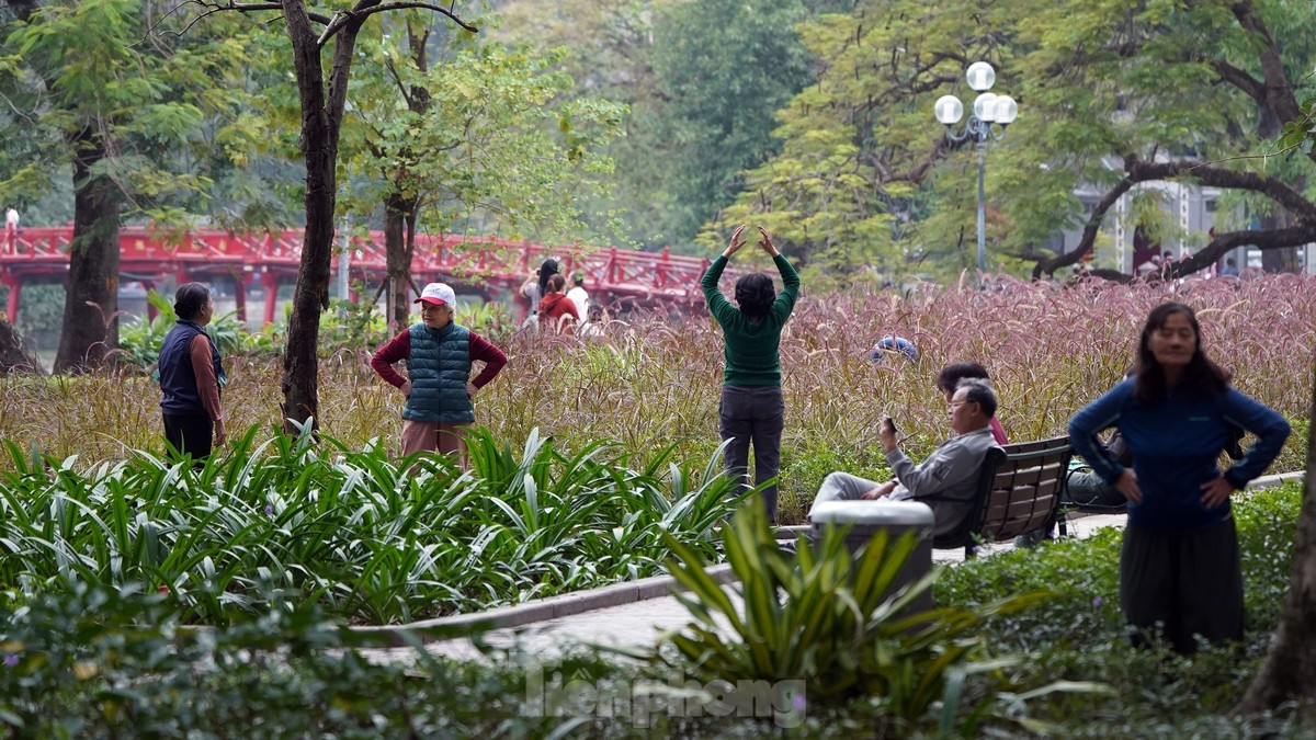 Người Hà Nội và du khách amp;#34;diệnamp;#34; áo ấm xuống phố đón đợt rét đầu mùa - 2