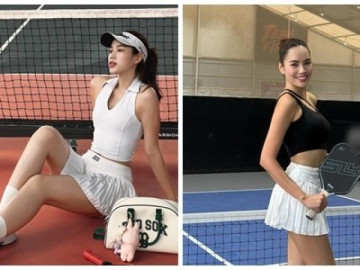 Đọ vẻ gợi cảm của dàn mỹ nhân Việt trên sân pickleball