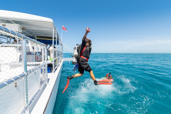 Một tiết học ở trường Florida Keys. Ảnh: The College of the Florida Keys Fanpage